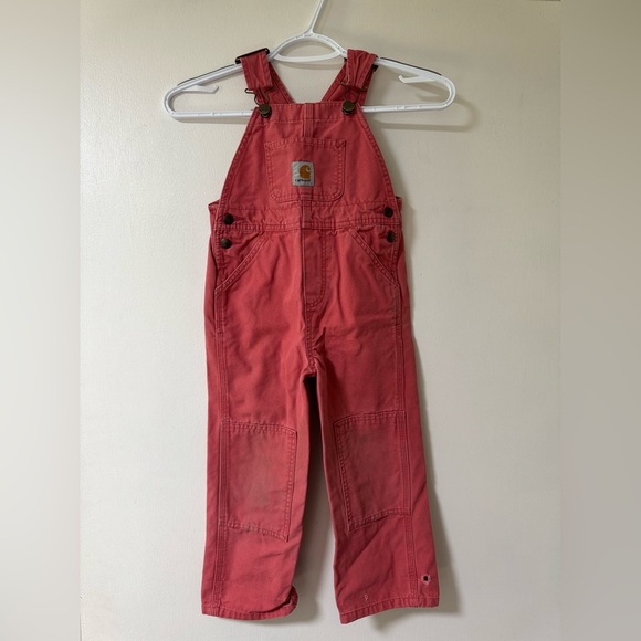 Carhartt Kids Coral Overalls - Picture 1 of 5